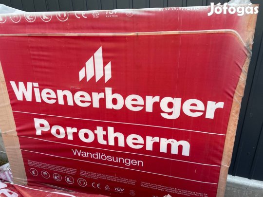 Wienerberger Porotherm 38 hőszigetelt tégla 90 darab eladó
