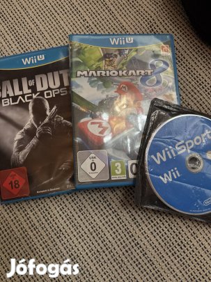 Wii U 3 Kontroller plussz több játék rajta