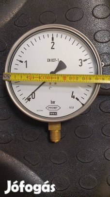 Wika Prompt 4 bar nyomásmérő manométer nem használt! Nagy méret