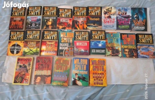 Wilbur Smith Courtney teljes sorozata 23 DB könyv/A tigris zsákmánya i