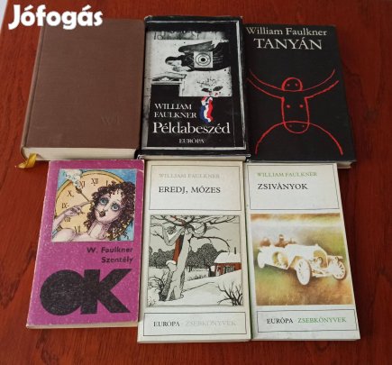 William Faulkner könyvcsomag / 8 db könyv