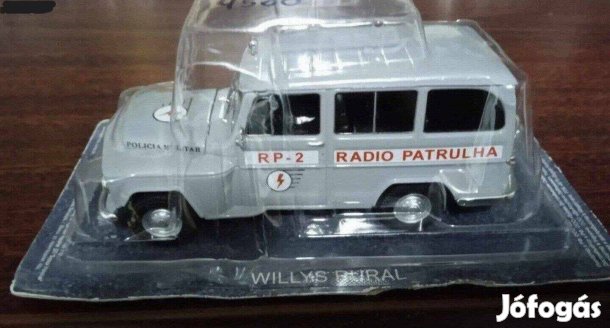 Willys Rural Wagon Brazil police kisauto modell 1/43 Eladó