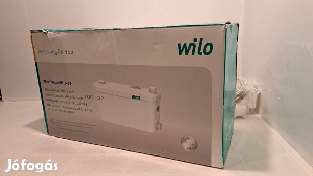 Wilo Hidrainlift 3-35 automatikus üzemű szennyvíz átemelő telep