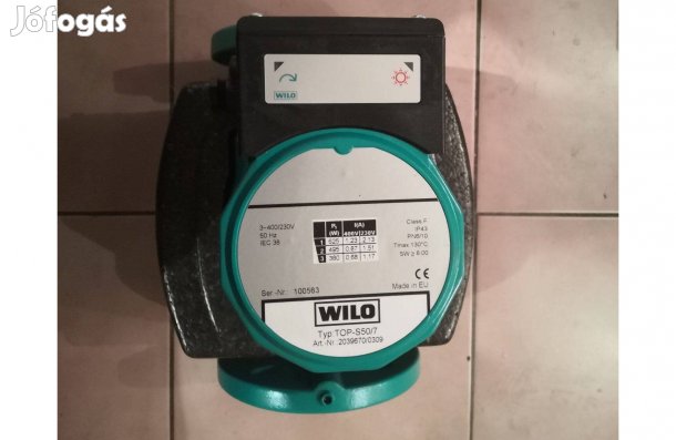 Wilo TOP S50/7 keringető szivattyú, használatlan