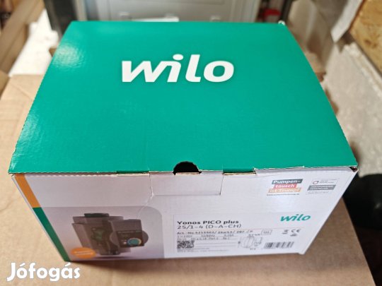 Wilo Yonos Pico Plus 25/1-4 vagy 25/1-8 fűtési keringtető szivattyú