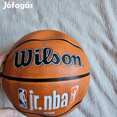 Wilson JR NBA FAM Logo Authentic Outdoor kosárlabda, 5-ös méret, barna