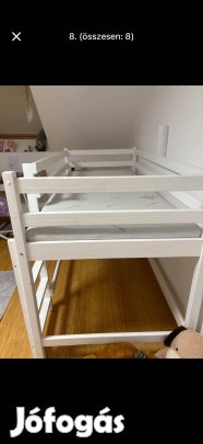 Wilsondo Bunkie tömör fa gyerek galériaágy 90x200