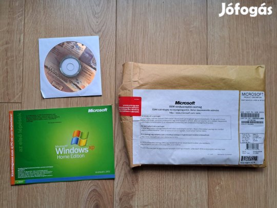 Windows xp telepítő lemez és füzet