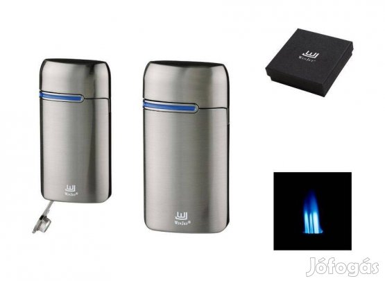 Winjet 3-as szúrólángos szivargyújtó kihajtható szivarfúróval - antrac