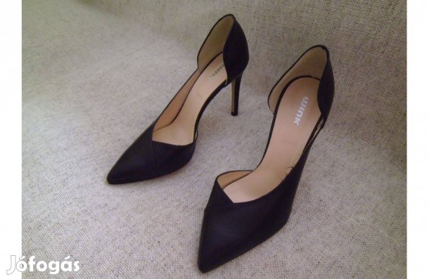Wink fekete újszerű magassarkú cipő, 37-es
