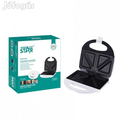 Winningstar Tapadásmentes melegszendvics sütő - 750 W
