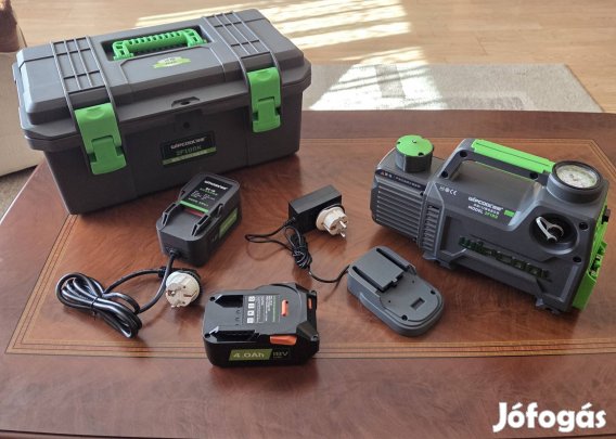 Wipcool akkumulátoros vákuumszivattyú + tartozékok!