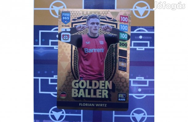 Wirtz (Leverkusen) Fifa 365 2025 Golden Baller kártya