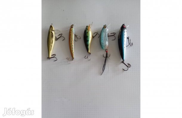 Wobblerek (újszerű) fél áron 5 darab egyben