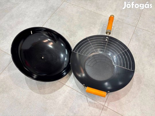 Wok grillráccsal fedővel eladó