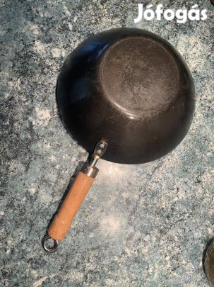 Wok vok serpenyő + fanyél
