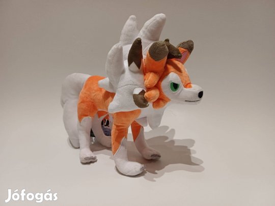 Wolverock Lycanrock Dusk Pokemon plüss Új számlával Készleten