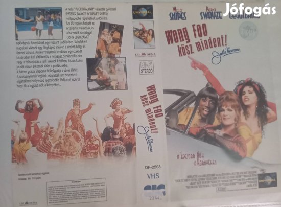 Wong Foo , kösz mindent - vígjáték vhs