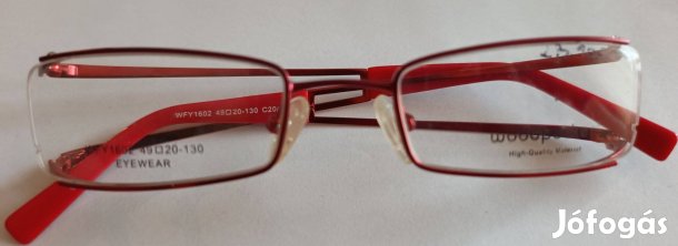 Woodpecker női fém, bordó, duplaszáras keret