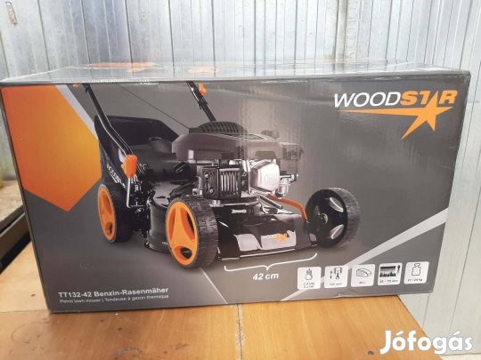Woodstar benzines fűnyíró garanciával olcsón