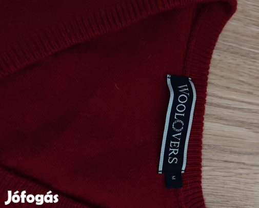 Woolovers minőségi gyapju férfi mellény M