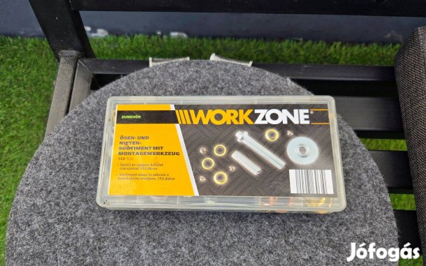 Workzone gyűrű és szegecs készlet Beütő szerszámmal Debrecen