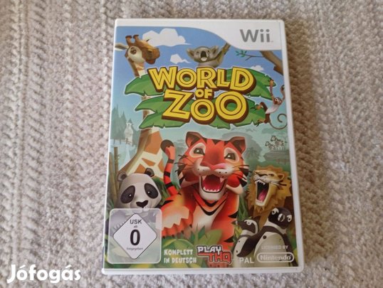 World of Zoo eredeti Nintendo Wii játék