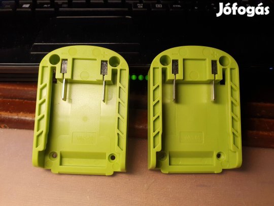 Worx akkumlátor csatlakozó, adapter, zöld, 2db