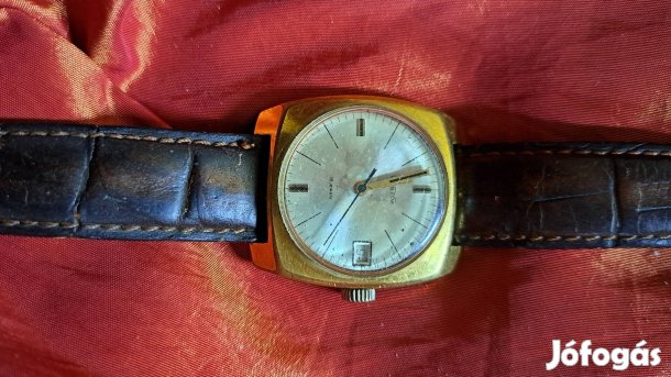 Wostok,18 köves aranyozott /AU20/férfi karóra,gysz:2209