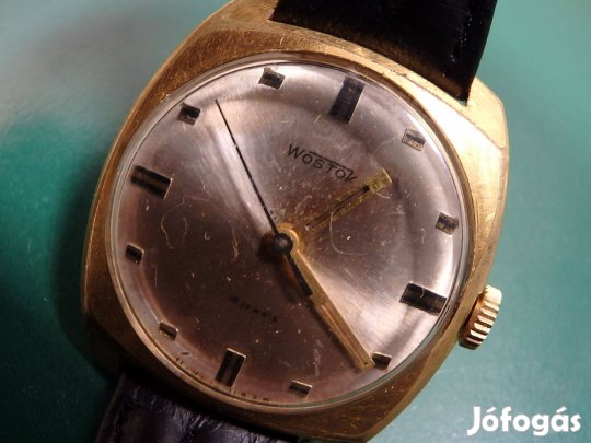 Wostok Retro Régi Férfi Karóra Orosz Szovjet Kézihúzós 18 Köves