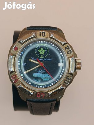 Wostok vostok Komandirskie, orosz, mechanikus, férfi karóra