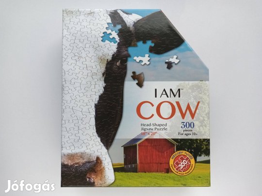 Wow Toys I am cow tehén boci fej puzzle 300 db-os új bontatlan