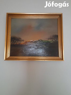 Wrábel Erzsébet: Őszi táj eladó festmény