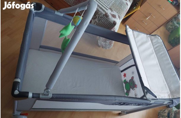 Wunderkid utazóágy + 2 db matrac + gumis lepedő