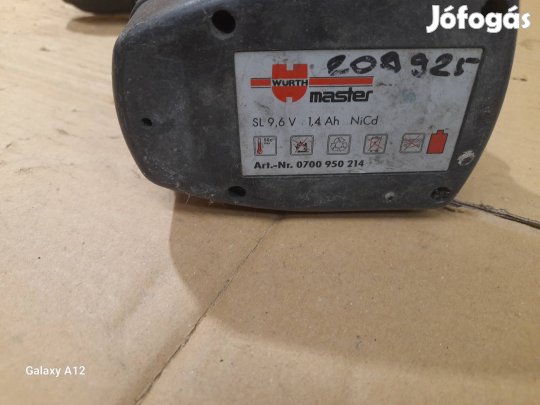 Würt  bs 96-A compact alkatrésznek eladó!