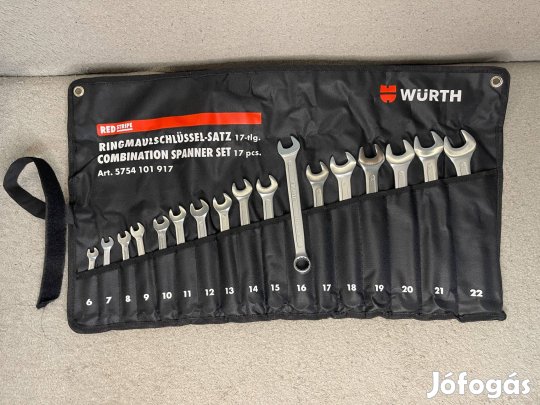 Würth 17 részes Csillag Villáskulcs Készlet 6-22mm