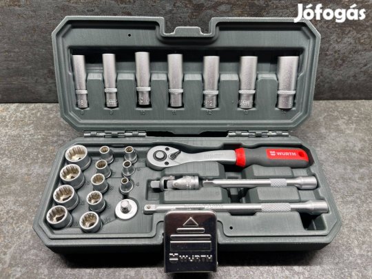 Würth 1/4 24 részes racsnis dugókulcs készlet
