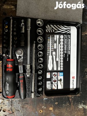 Würth 1/4" 32db dugó kulcskészlet 