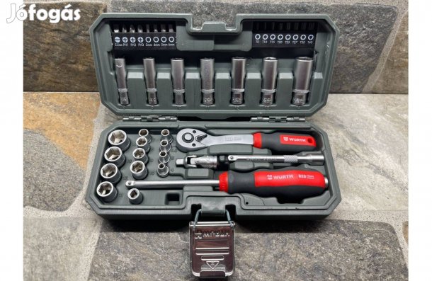 Würth 1/4" 40 részes racsnis dugókulcs készlet