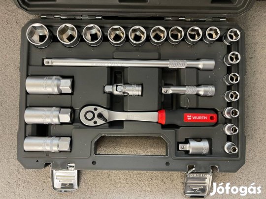 Würth 3/8 24 részes Racsnis dugókulcs készlet hatszög befogással