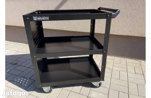 Würth 3 polcos Nyitott Szerszámtartó Szerelőkocsi / kocsi