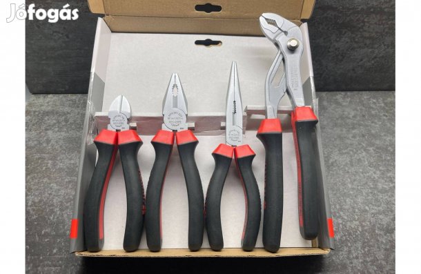 Würth 4 részes fogó készlet Kombinált vízpumpa hosszúcsőrű oldalcsípő