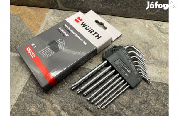 Würth Torx kulcs készlet TX 9-40