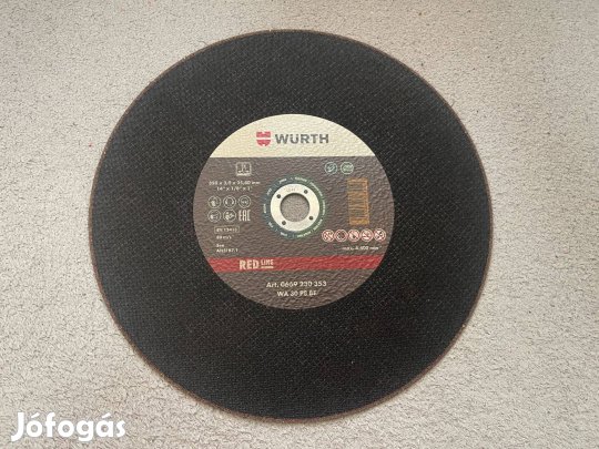 Würth bevonatos 350x3,0x25,40mm Inox Metal Vágókorong Ár/db