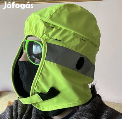 Würth láthatósági téli kapucni védősisak alá + Uvex thermo fejfedő