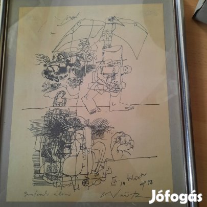 Würtz Ádám rézkarckép ár alatt eladó