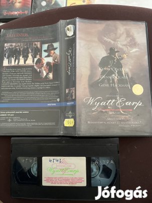 Wyatt Earp western vhs nagytok.  