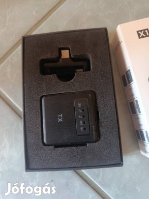 X1 lavalier vezeték nélküli profi mikrofon
