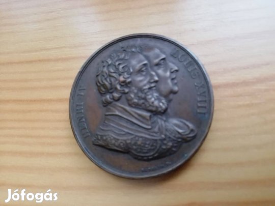 XIII. Lajos Francia Király verette IV. Henrik Francia Király emlékére