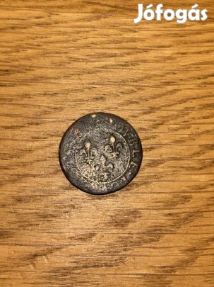 XIII. Lajos kori francia rézérme eladó